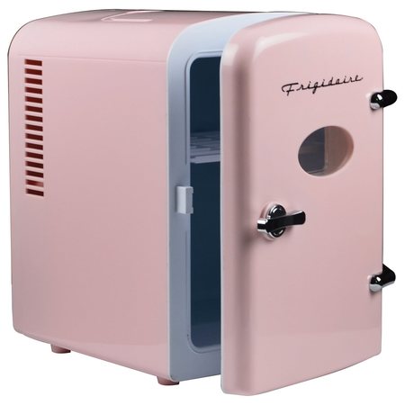 FRIGIDAIRE .5-Cubic-Foot Retro Portable Mini Fridge (Pink) EFMIS129-PINK